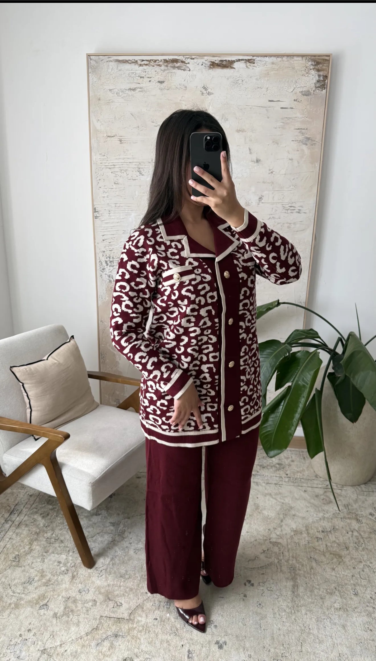 Conjunto Malika cuello solapa