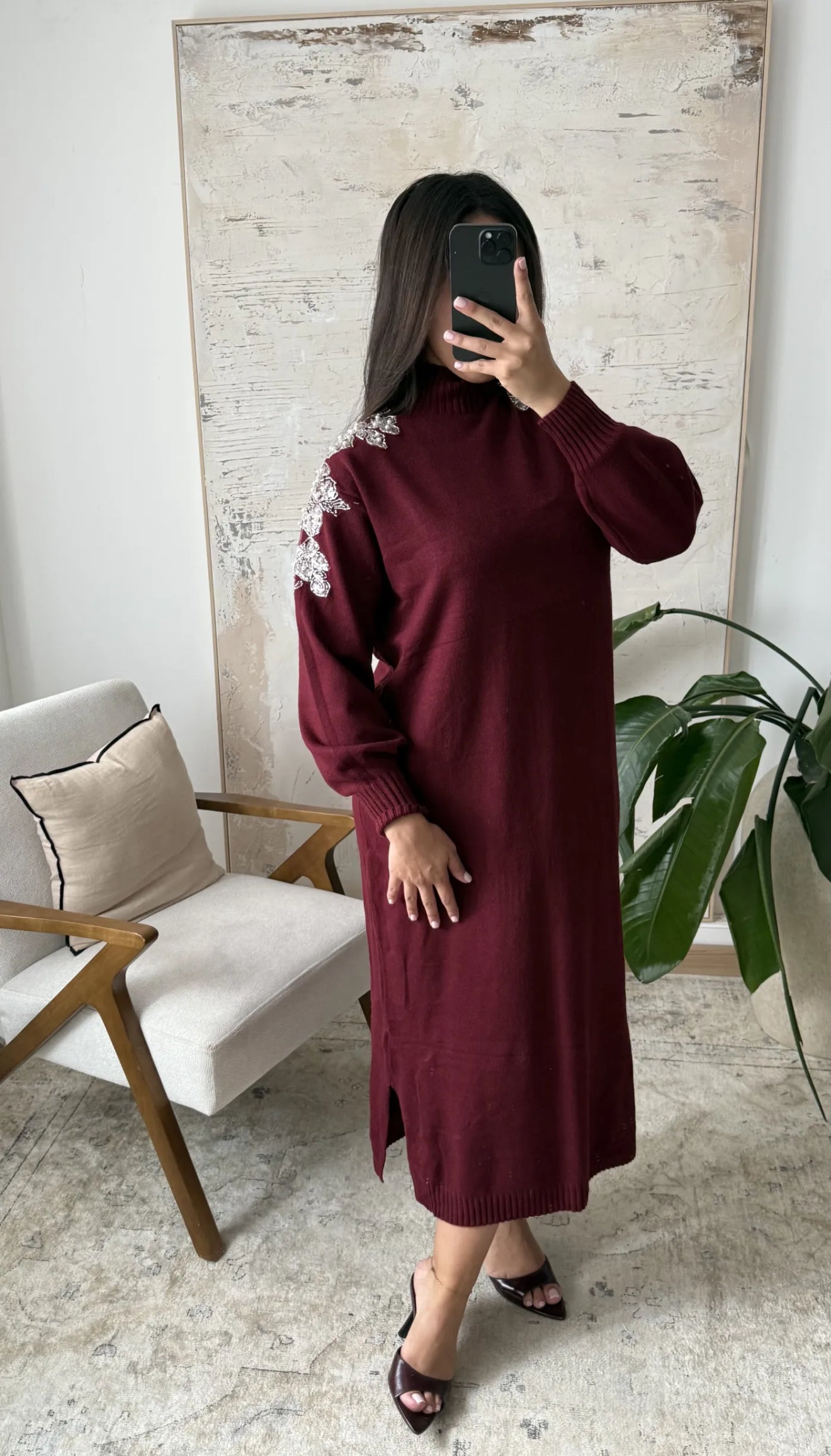 Vestido perlas Inés