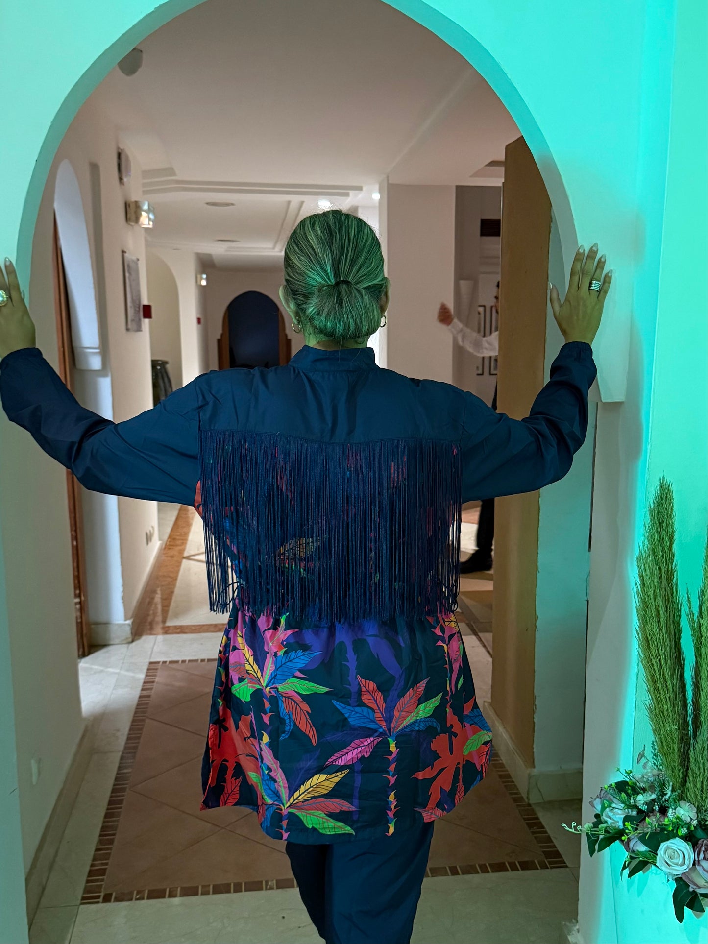 🖤 Burkini Noir Bloom – Alonys Tessé