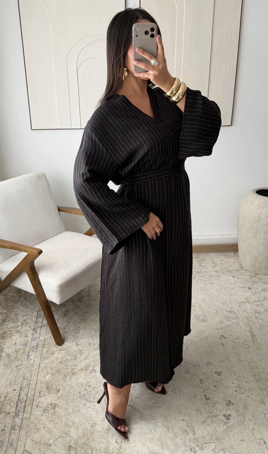 Vestido lino cinturón🌼colección Primavera