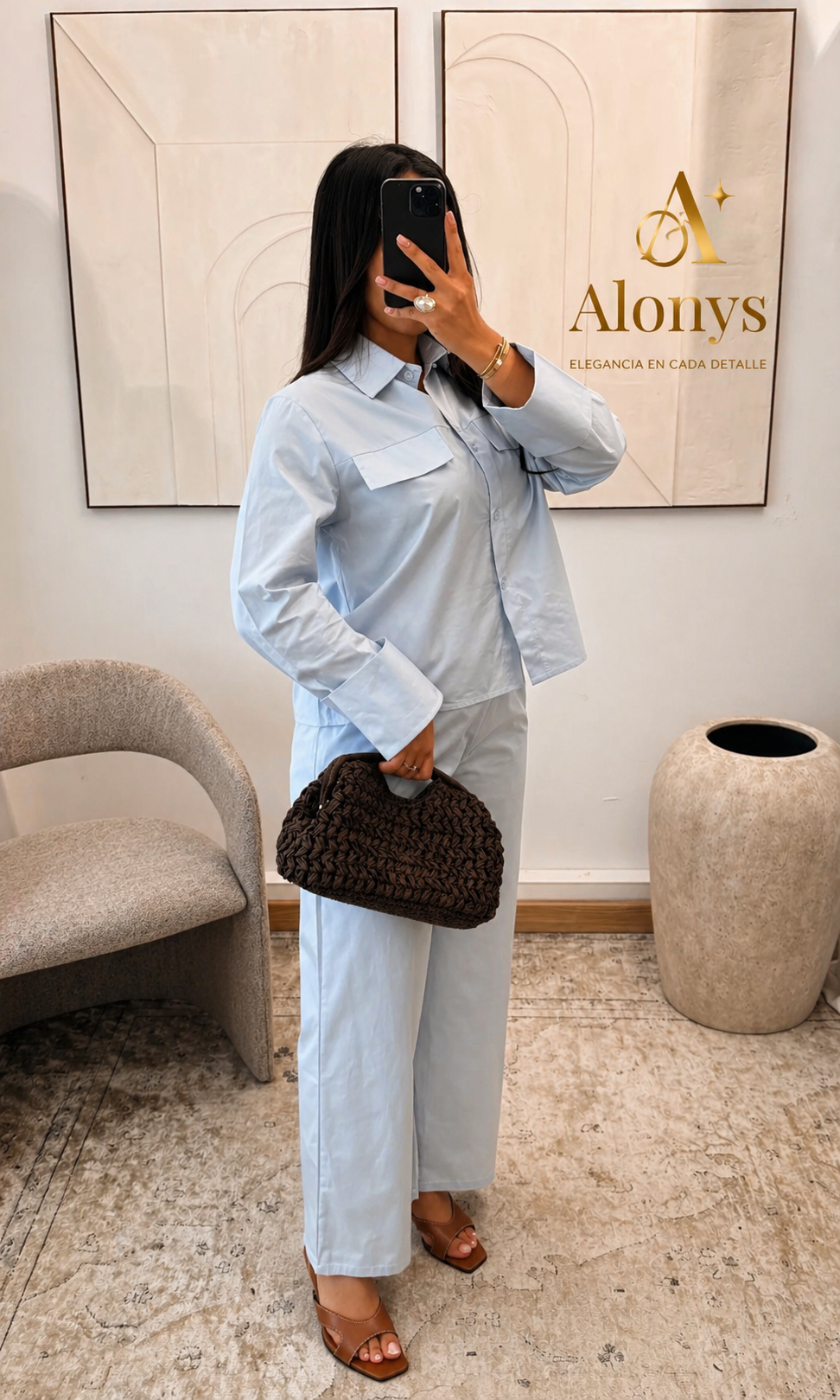 Conjunto popelin Hermes