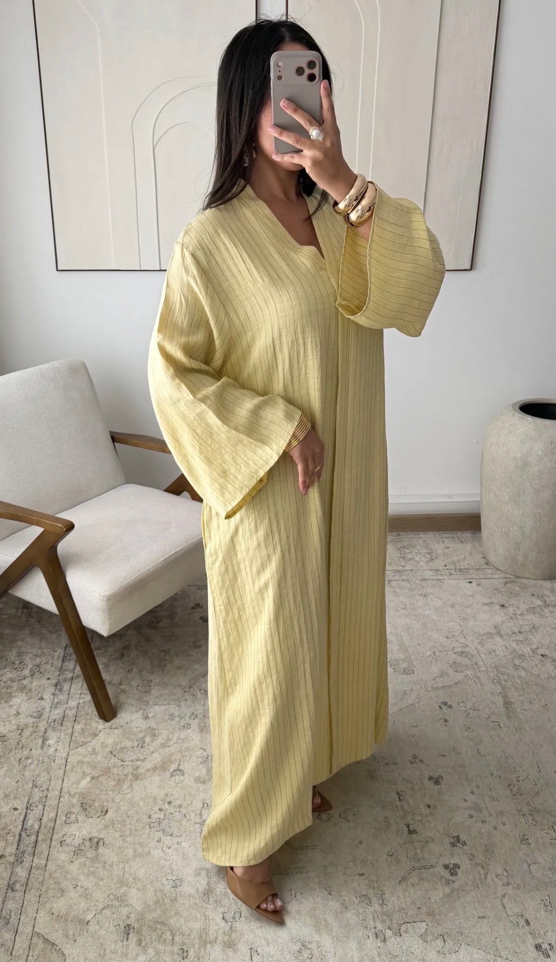 Vestido lino cinturón🌼colección Primavera