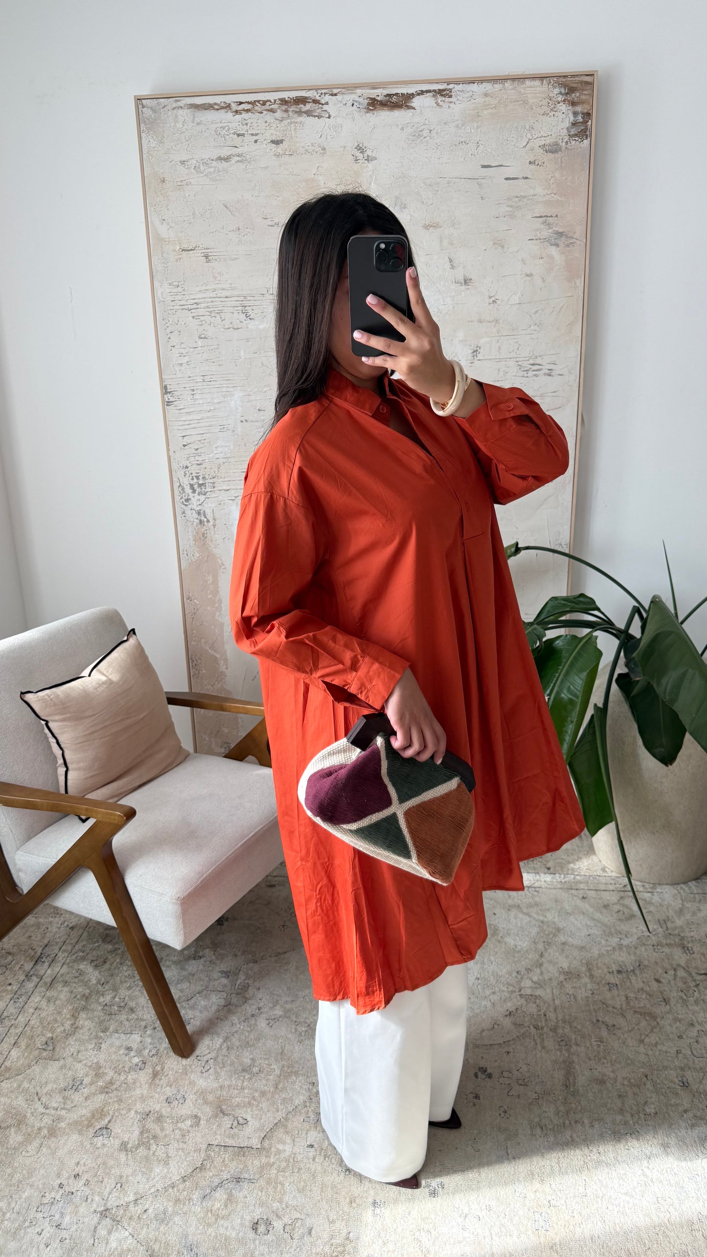 Camisa hijabi popelin Amal