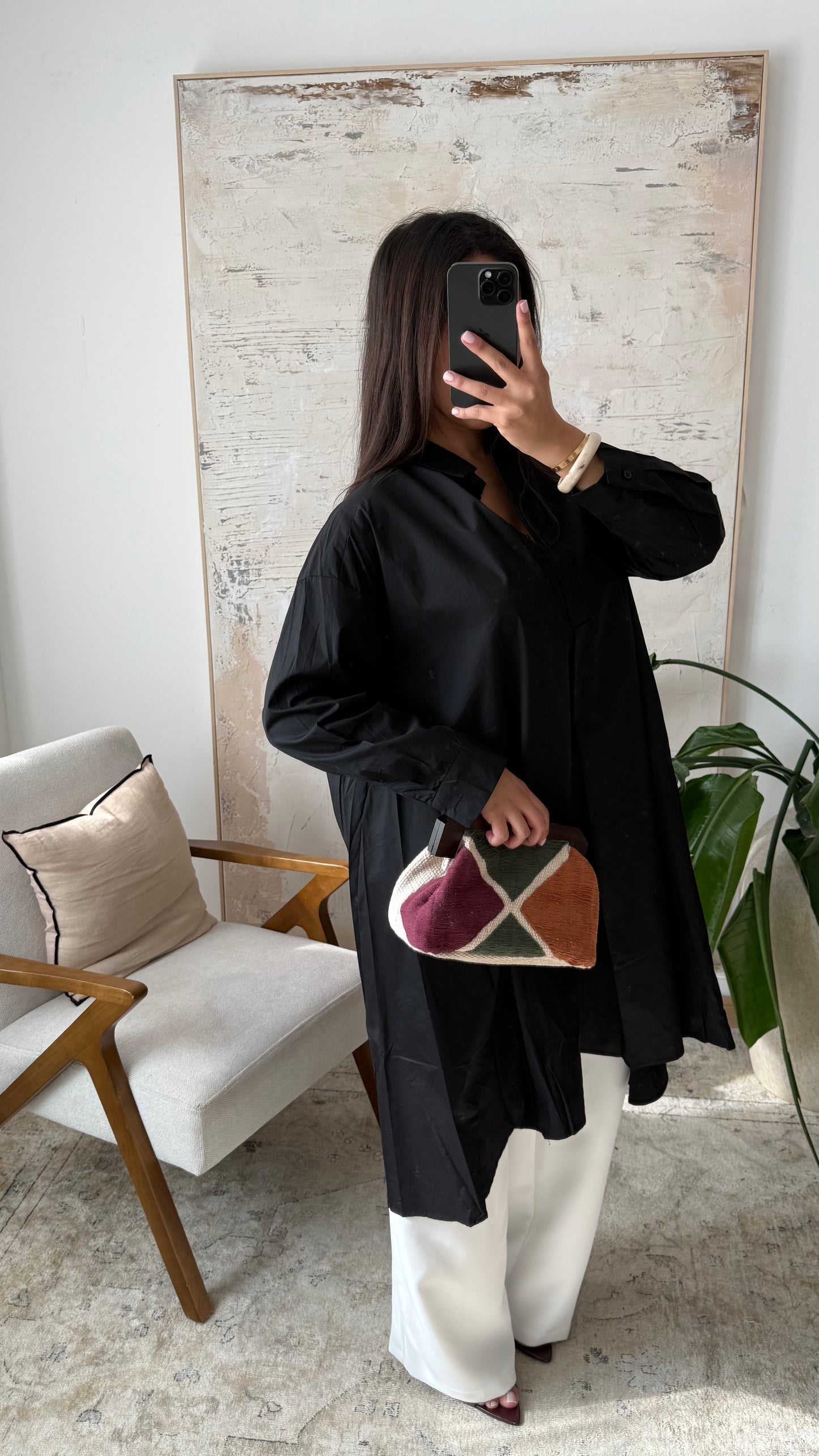 Camisa hijabi popelin Amal