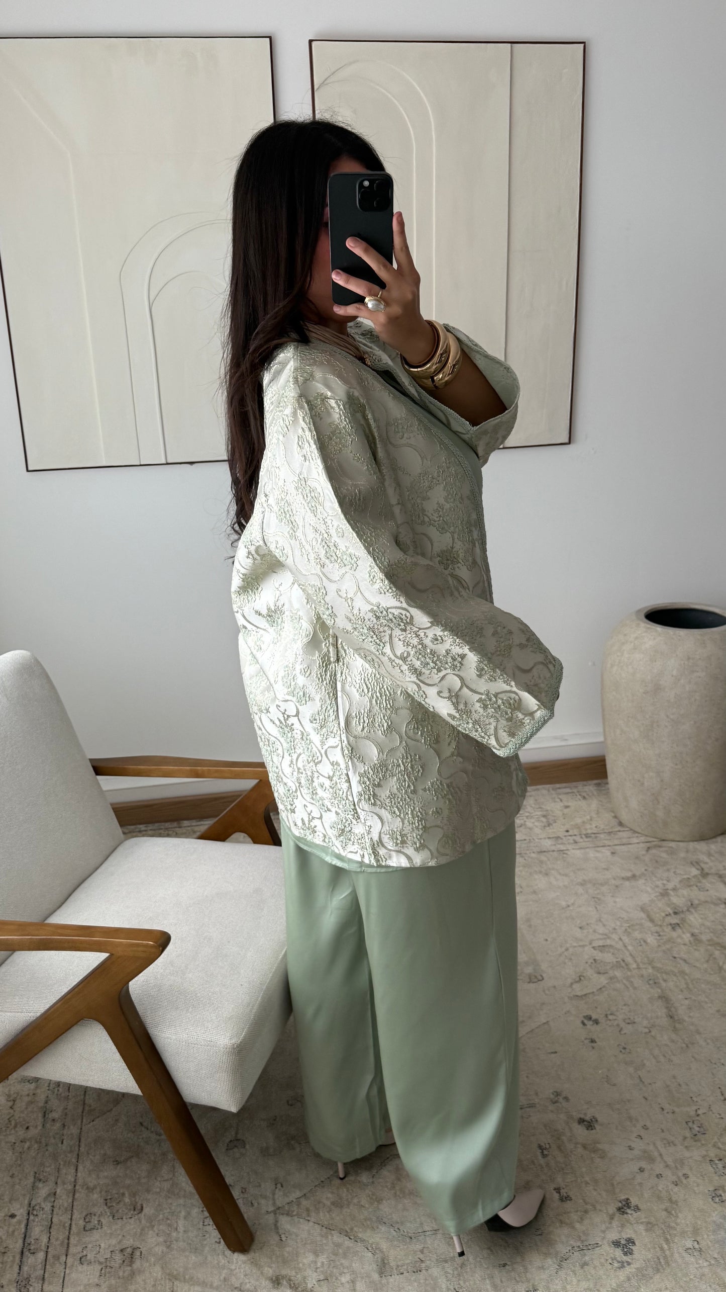 Conjunto jabador brocado Layali X376