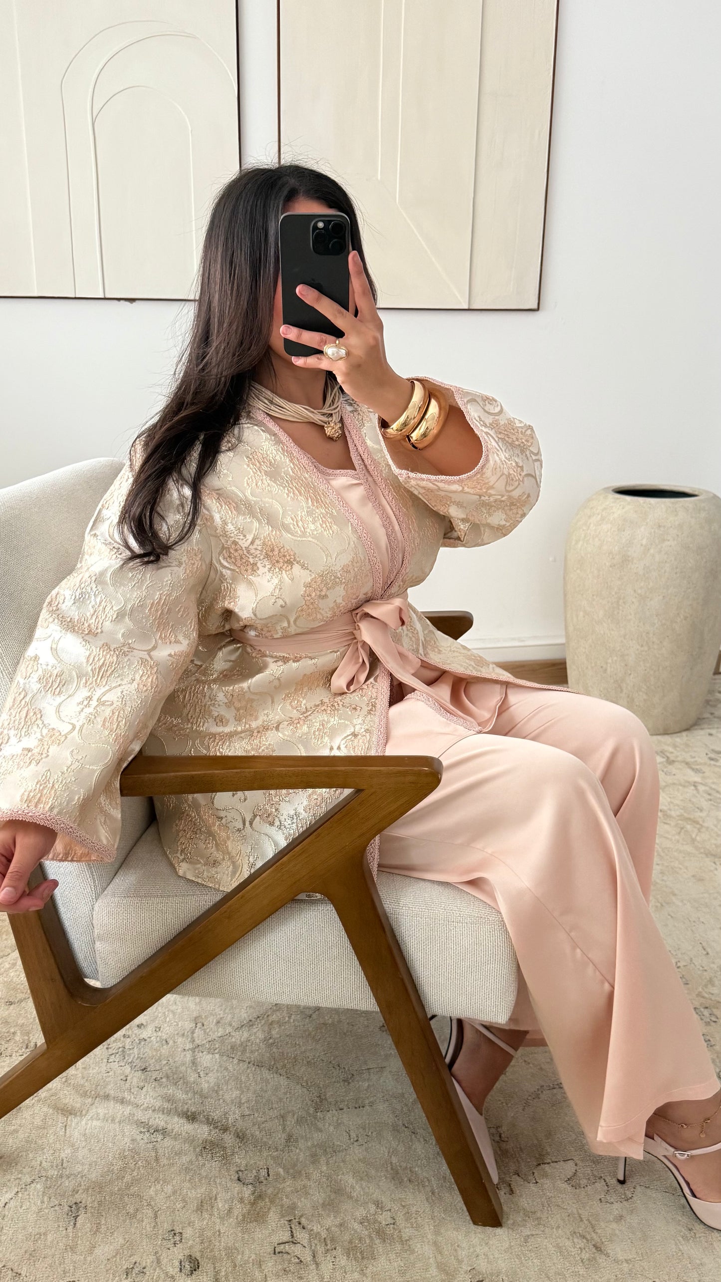 Conjunto jabador brocado Layali X376