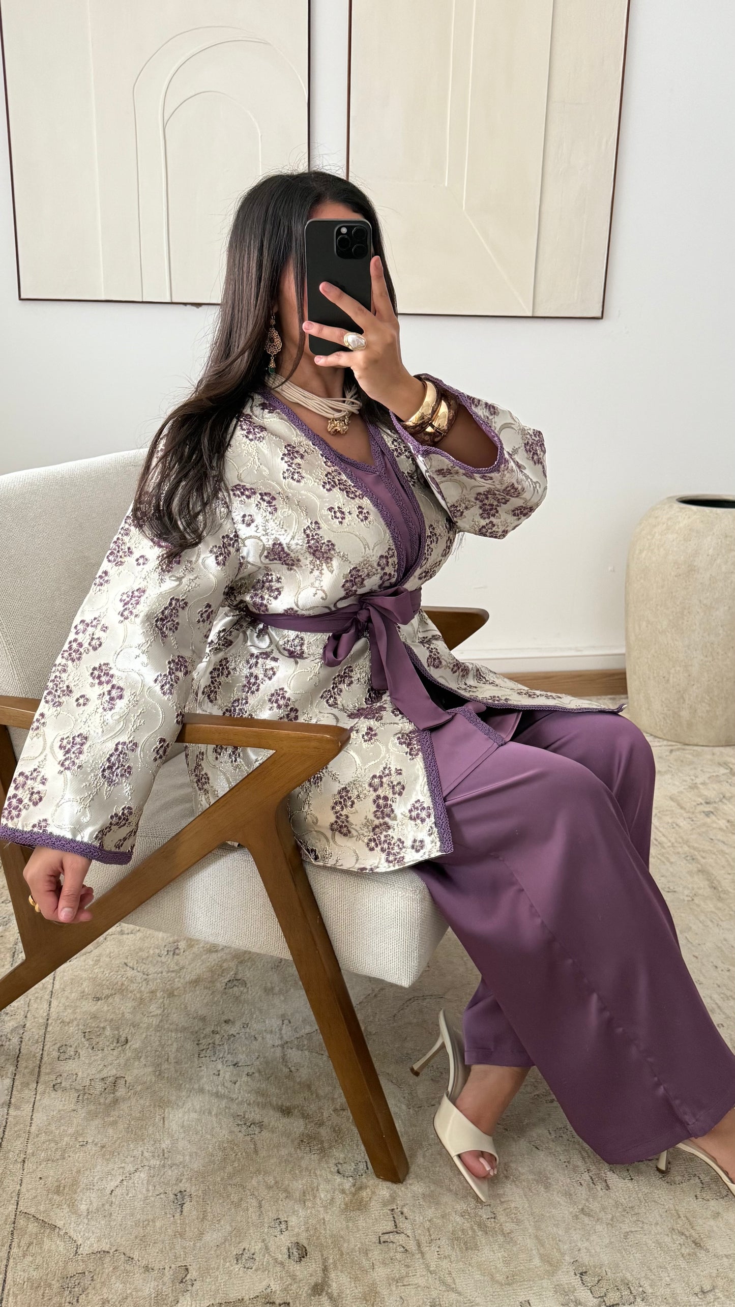 Conjunto jabador brocado Layali X376